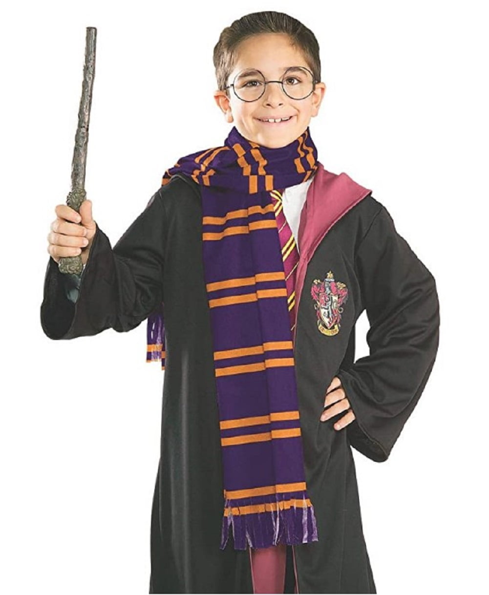MAROON AND YELLOW STRIPED HARRY POTTER HOG WARTS STYLE FANCY DRESS BOOK WEEK HAT 