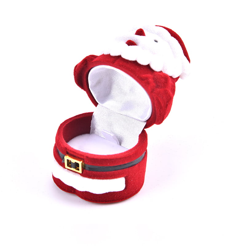 Christmas Jewelry Display Gift Party Ring Box Creative Snowman Doll Box 8C 