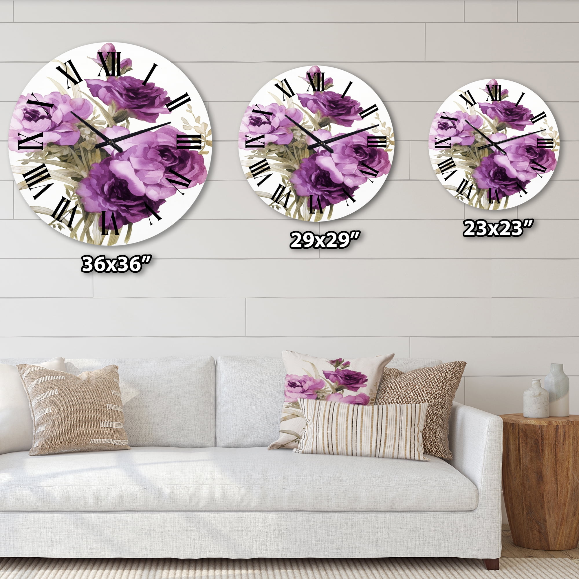 Designart 1 in Traditional Wall Clock