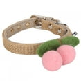 thumbnail image 3 of Collier en Cuir pour Chat, Collier pour Animaux de Compagnie Réglable Mignon Taille Libre Collier pour Chat Haut de Gamme Performance, 3 of 11