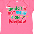 thumbnail image 4 of Inktastic Santa's Got Nothin' on Pawpaw with Christmas Presents Boys or Girls Baby Bodysuit, 4 of 5