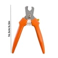thumbnail image 3 of Stainless Steel Pet Nail Clipper and File Trimmer for Dogs and Cats with Guard Scissors, 3 of 4