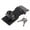 2.5inch black, variant on WINDLAND 90 Degrees Keyed Hasp Lock Drawer Padlock Hasp Zinc-Alloy Safety Door Latches