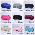 thumbnail image 3 of Soft Padded Travel Cover Eye Patch Eyeshade Blindfold Silk Eye Mask PURPLE, 3 of 8