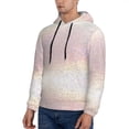 thumbnail image 2 of Bingfone Glitter Light Pearl Men'S Drawstring Hoodie Long Sleeve Pocket Sweatshirts-3x-Large, 2 of 9