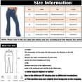 thumbnail image 3 of MSJUHEG Womens Jeans High Waisted Jeans For Women 2023 Jeans For Women High Waist Baggy Wide Leg Jeans Stretchy Denim Pants Y2 K Jeans For Women Blue Xs, 3 of 9