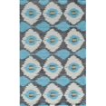 thumbnail image 1 of Rugs America 25128 Jourdan Abrash Blue Rectangle Geometric Rug, 5 x 8 ft., 1 of 1