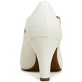 thumbnail image 3 of Giani Bernini Womens Velma Faux Leather Memory Foam Mary Jane Heels, 3 of 3