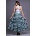 thumbnail image 4 of Bimba Jupe en Coton à 5 Niveaux pour Femmes Jupe Longue en Coton Imprimée Été, 4 of 5