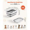thumbnail image 2 of VEVOR Dog Bathtub, Foldable Pet Bathing and Grooming Shower Station,, 2 of 5