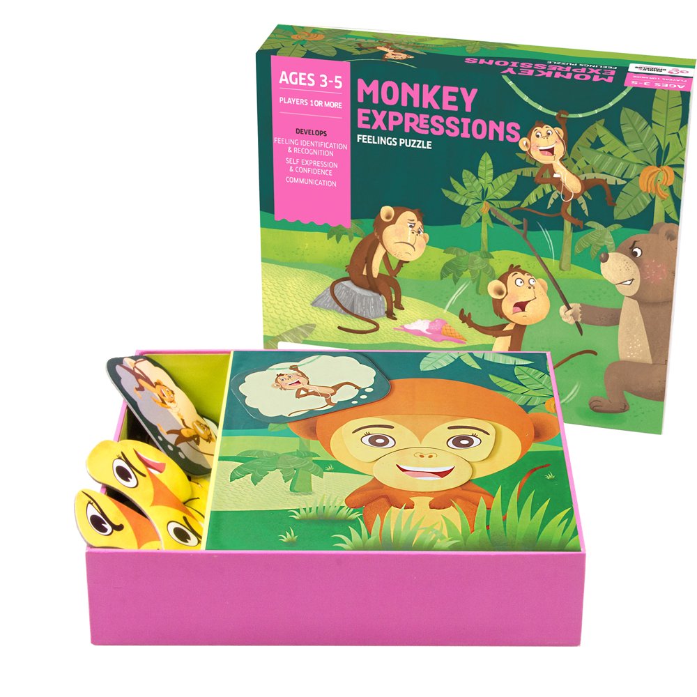 Chalk and Chuckles Monkey Expressions Game