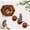 Brown, variant on Cat Wall Shelves Set of 4 with Steps, Wooden Climbing Shelves & Scratching Post