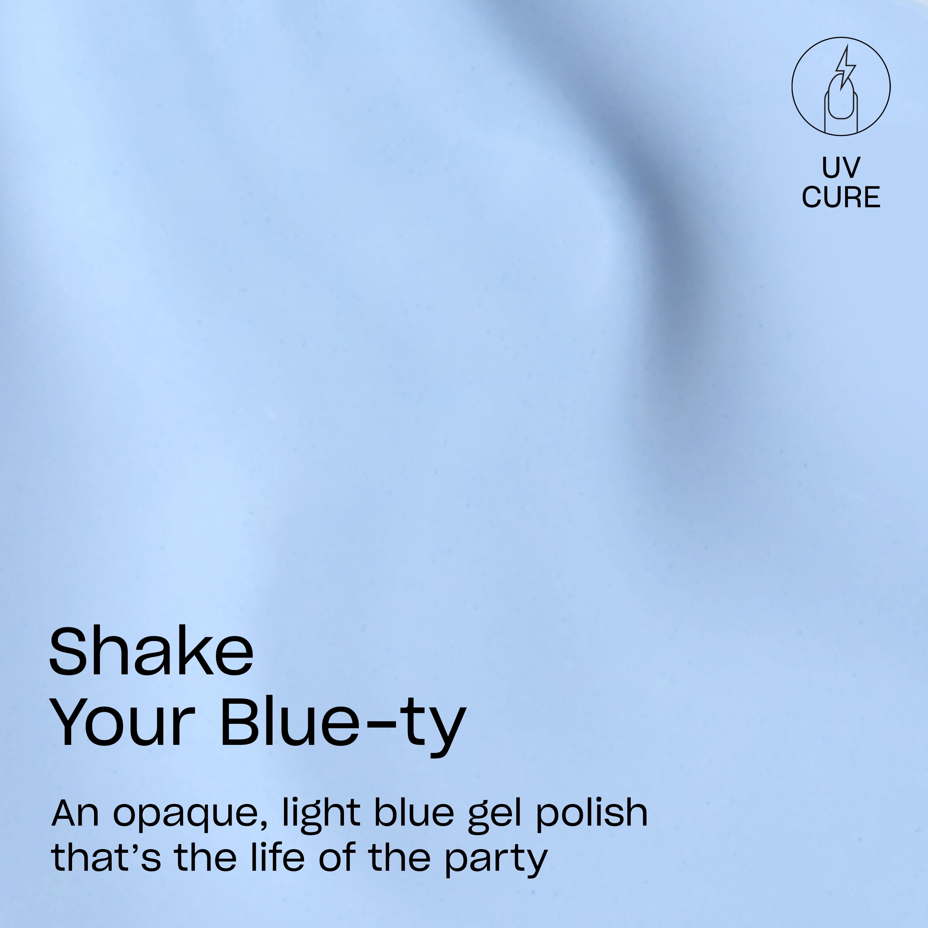 OPI GELement Collection, Shake Your Blue-ty, Sky Blue Gel Nail Polish,9 mL, 0.3 Fl. Oz.