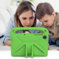 thumbnail image 6 of Allytech Kids Case Lenovo Tab M10 FHD Plus (2nd Gen) 10.3-Inch Android Tablet (Model: TB-X606F / TB-X606X),Soft EVA Rubber Children Proof Handle Kickstand Heavy Duty Protection Shockproof,Green, 6 of 6