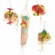 thumbnail image 1 of Juego de juguetes para triturar pájaros, jaula colorida para pájaros, juguetes colgantes para masticar y forrajear para loros, cacatúas, 1 of 12