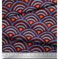 thumbnail image 3 of Soimoi Georgette Viscose Fabric Scales Geometric Fabric Prints By Yard 42 Inch Wide, 3 of 3