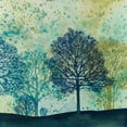 thumbnail image 2 of Meagher, Megan 26x26 Gold Ornate Wood Framed with Double Matting Museum Art Print Titled - Speckled Forest II, 2 of 4