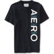 thumbnail image 1 of Camiseta adornada Aeropostale Surf Cali para hombre negra extragrande, 1 of 2