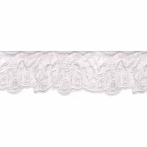 Green Tatted Ruffled Lace Trim 1-1/4 wide