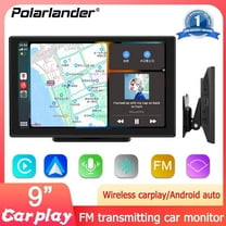 3W Speaker Car Radio 9''  Multimedia Player Stereo Receiver Wireless Carplay/Android Anto Video Recorder Dashboard AI Voice