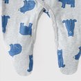 thumbnail image 6 of CAUYDY Newborn Boy Coming Home Outfits Baby Clothing 0 3 6 9 Months 1T 2T Preemie Long Sleeved Sleepers Infant Boys Romper Fall Winter Toddler Pajamas Grey for Sizes 3-6 Months, 6 of 6