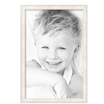 ArtToFrames 19" x 29" Classic White Picture Frame, 19x29 inch White Wood Poster Frame (WOM-5004),  Pack