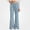 K Blue, variant on DJDLJWCJ Girls Flare Pants Elastic Waist Flower Lace Print Hem Casual Pants Blue Size 10