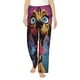 thumbnail image 1 of Balery Cartoon Big-Eyed Dog Pantalones de pijama para mujer, pijamas ultraligeros, pantalones de estar por casa-Medium, 1 of 6
