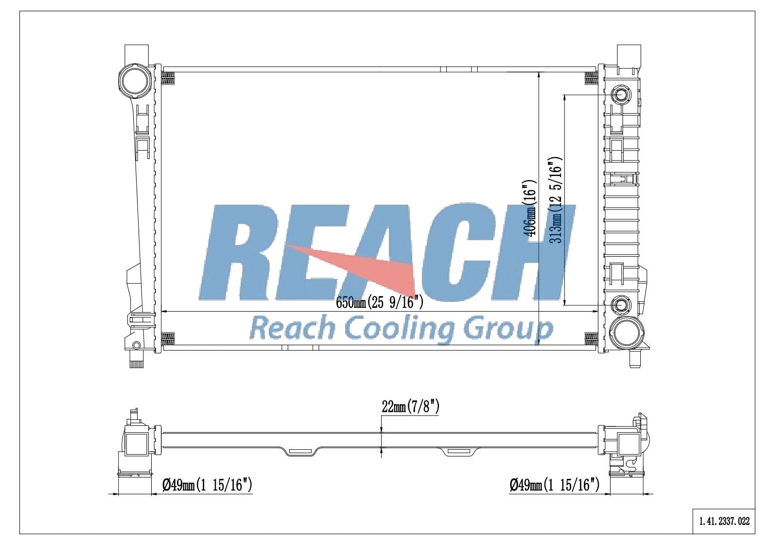 REACH Radiator 41-2337