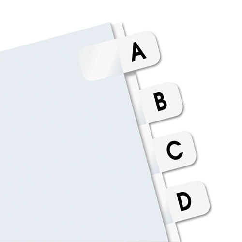 Legal Index Tabs, Preprinted Alpha: A to Z, 1/12-Cut, White, 0.44 Legal Index Tabs, Preprinted Alpha: A to Z, 1/12-Cut, White, 0.44