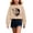 H459 Beige, variant on SJLDQY Halloween Girls Cropped Sweatshirts Skull Graphic Long Sleeve Crewneck Sweatshirt Fall Casual Pullover Tops for Girls