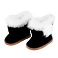 thumbnail image 1 of Zapatos de invierno para muñecas de peluche, botas gruesas para la nieve, aptas para accesorios de zapatos de muñecas de 18 pulgadas 1 par AweSitey FN0027-03B, 1 of 7