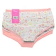 thumbnail image 5 of XOXO Girl's Cotton Panties 6 Pack - Peach & Green Rockstar - Medium 7/8, 5 of 9