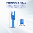 thumbnail image 2 of Uxcell Archery Arrows Nocks, Plastic Insert Arrow Nock Replacement Arrow Tails for Hunting Shooting Compound Recurve Blue, 2 of 7