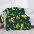 thumbnail image 3 of Yiaed Sport Monster Print Blanket Throw Blanket Soft Cozy Flannel Blanket for Home Bed Sofa Couch Chair-40"x30", 3 of 6