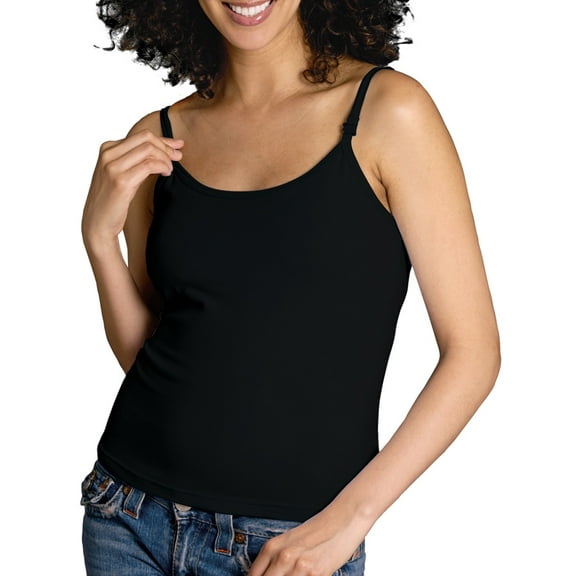 Nursing Bra Tank by Glamourmom A1-001 Black S