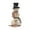 B, variant on Christmas Snowman Tabletop Decoration – 10.6” Cloth Snowman Doll with Hat for Holiday Desktop Display, Home Decor & Winter Party Ornament