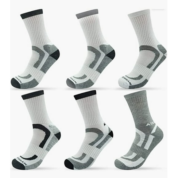 Chaussettes pour Hommes - Lot de 6 Chaussettes Hautes Extensibles pour Vêtements Décontractés et de Sport