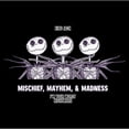 thumbnail image 2 of Men's The Nightmare Before Christmas Jack Mischief, Mayhem, & Madness Graphic Tee Black 3X Large, 2 of 5