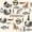 Beige 02, variant on Manfei Retro Fishing Hook Twin Bedding, Rustic Farmhouse Bedding Comforter Set, Beige, Gray Reversible, 7pcs
