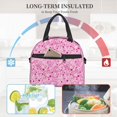 thumbnail image 4 of Disketp Breast Cancer Awareness2 Lonchera Térmica para Mujer y Hombre, Bolsa de Almuerzo Reutilizable e Impermeable para Trabajo, Viajes y Picnic, 4 of 7