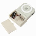 thumbnail image 2 of Micrófono inalámbrico portátil con cambiador de voz y altavoz con función de disfraz, color blanco, paquete individual., 2 of 4