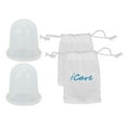 thumbnail image 1 of Vacuum Cupping,2pcs Cupping Set Transparent Cupping Set Cupping Therapy Set User-Friendly Design, 1 of 8