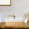 thumbnail image 3 of NICEXMAS Multipurpose Wicker Basket with Washable Liner for Bedroom Bathroom Office Use, 3 of 6