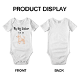 thumbnail image 3 of My Big Sister Is A Poodle Dog Cute Baby Bodysuit Boy Girl Unisex, 3 of 5