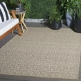 thumbnail image 2 of SAFAVIEH Sisal Performance Delia Geometric Indoor/Outdoor Area Rug, Beige/Natural, 6'7" x 6'7" Square, 2 of 16