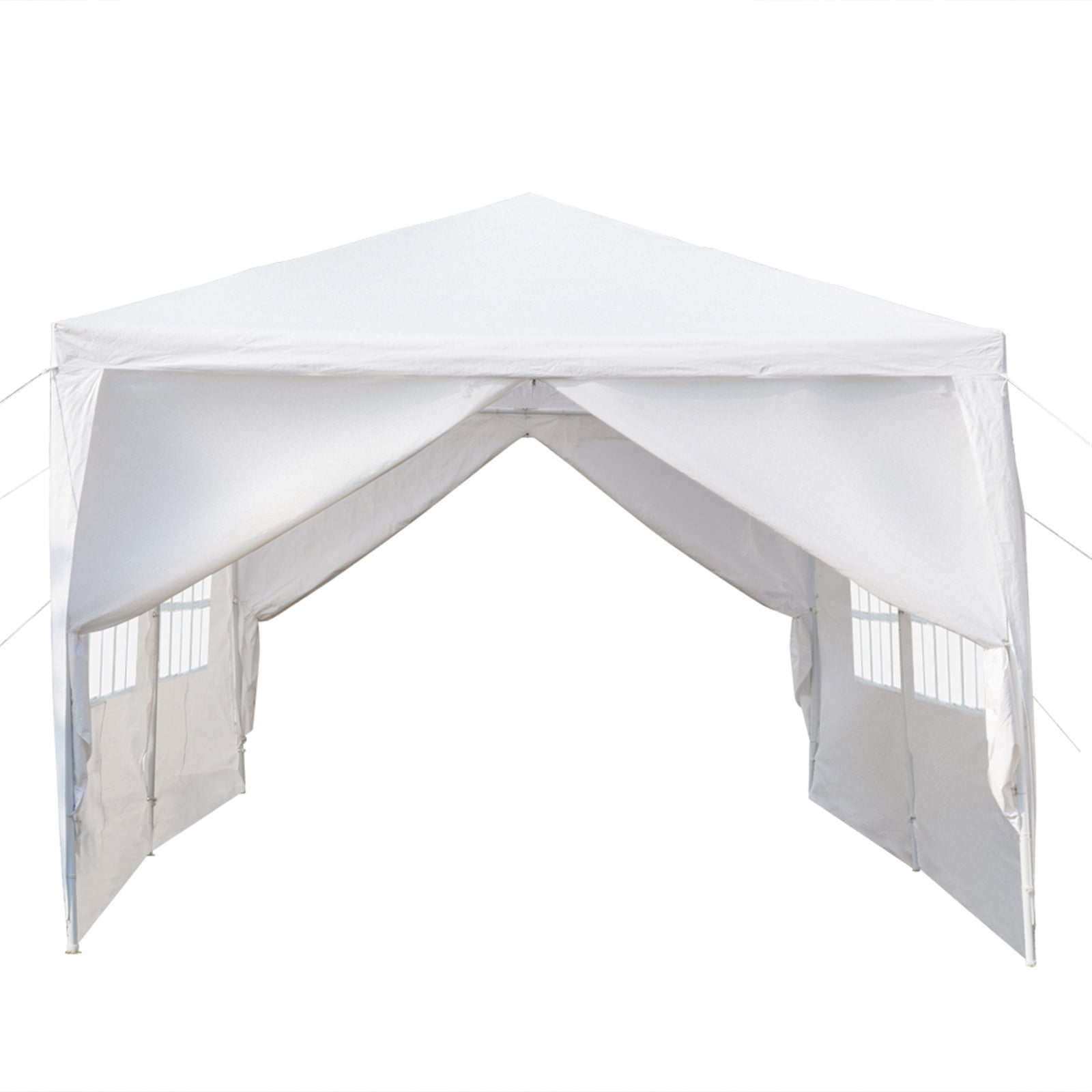 Kepooman 3 x 6m Outdoor Canopy Tent, Instant Canopy with Two Doors & Spiral Tubes, Waterproof Camping Canopy for Party/ Exhibition/ Picnic, White, Six Sides Kepooman 3 x 6m Outdoor Canopy Tent, Instant Canopy with Two Doors & Spiral Tubes, Waterproof Camping Canopy for Party/ Exhibition/ Picnic, White, Six Sides