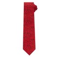 thumbnail image 3 of Jacob Alexander Red Floral Roses Flowers Design Extra Long Neck Tie for Big and Tall Men - Red, 3 of 7