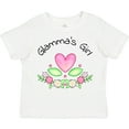 thumbnail image 3 of Inktastic Glamma's Girl- Heart Flowers Girls Toddler T-Shirt, 3 of 5