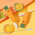 thumbnail image 5 of 8 Pcs 3 In 1 Tiny Cleaning Brush And Drinking Straw Brush, 3pcs Mini Multi-functional Crevice Detail Brush Cleaner Tools, 5 of 5